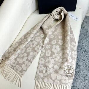 Chanel cashmere knitted scarf for men and women